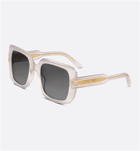 DiorSignature S11I Mink Gray Square Sunglasses 